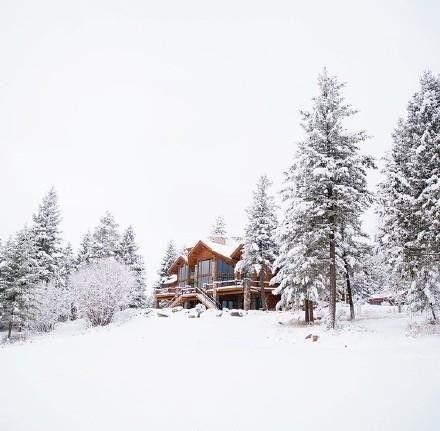 雪景唯美 冬天雪人雪景唯美图片