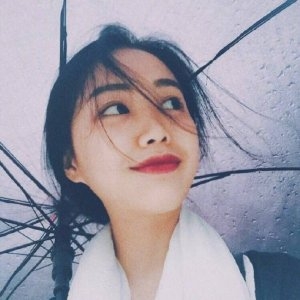 时尚小清新养眼女生微信头像