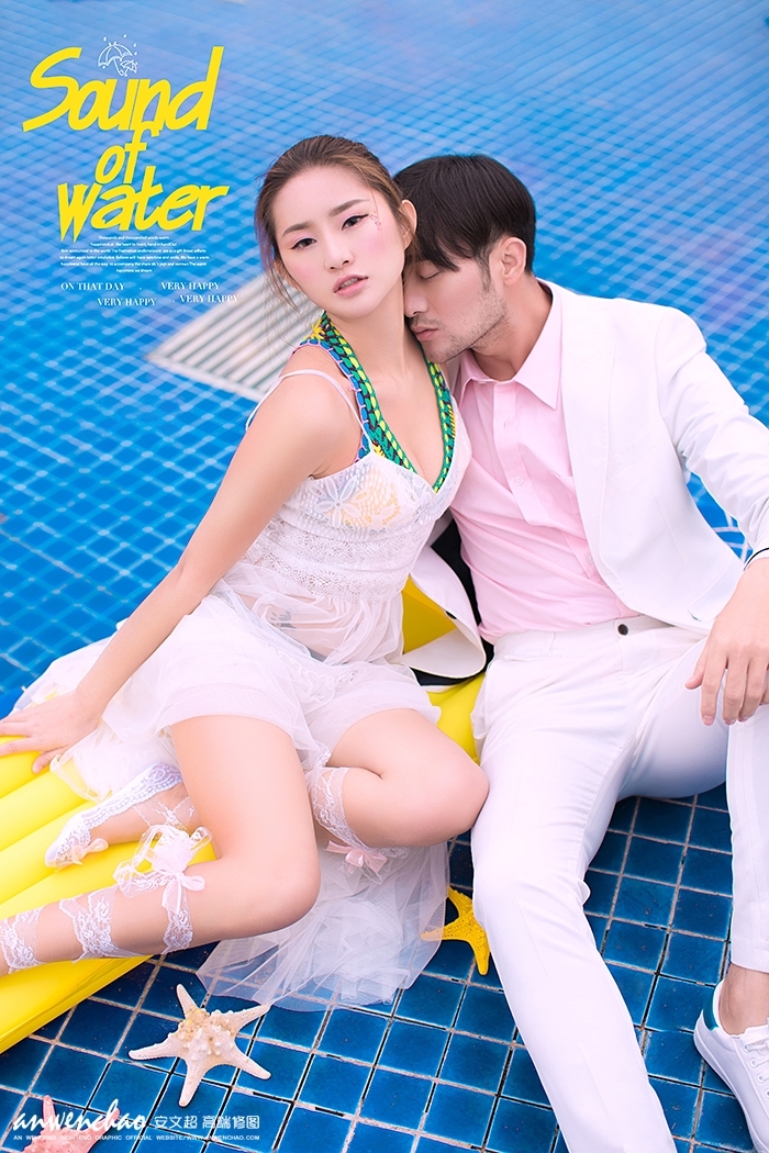 Pool party 婚纱照