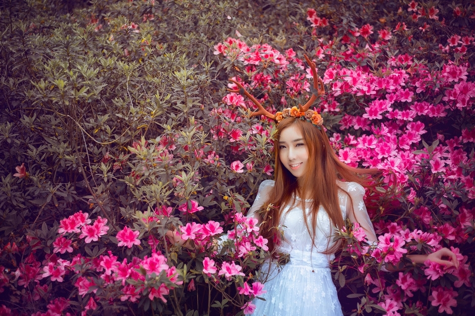 小清新美女森系女生青春唯美图片