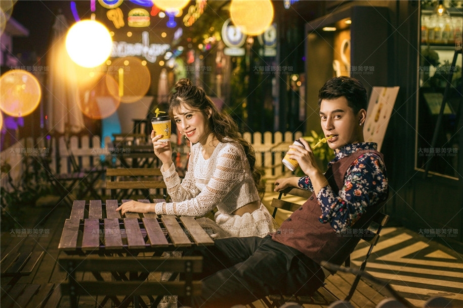 夜色恬静 婚纱照