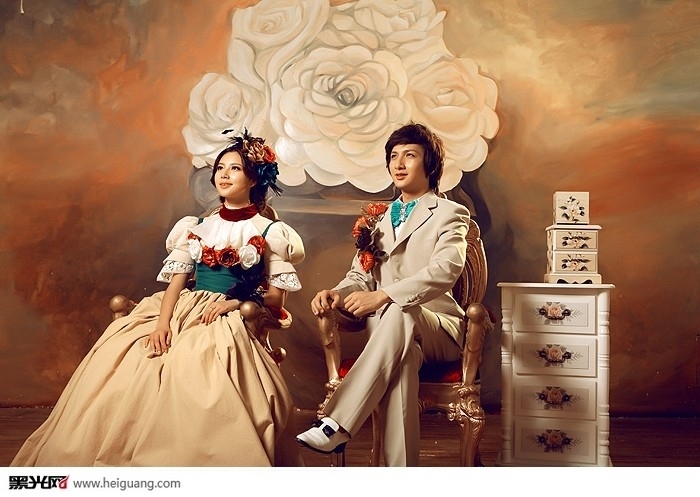 爱裴堡的情缘 婚纱照