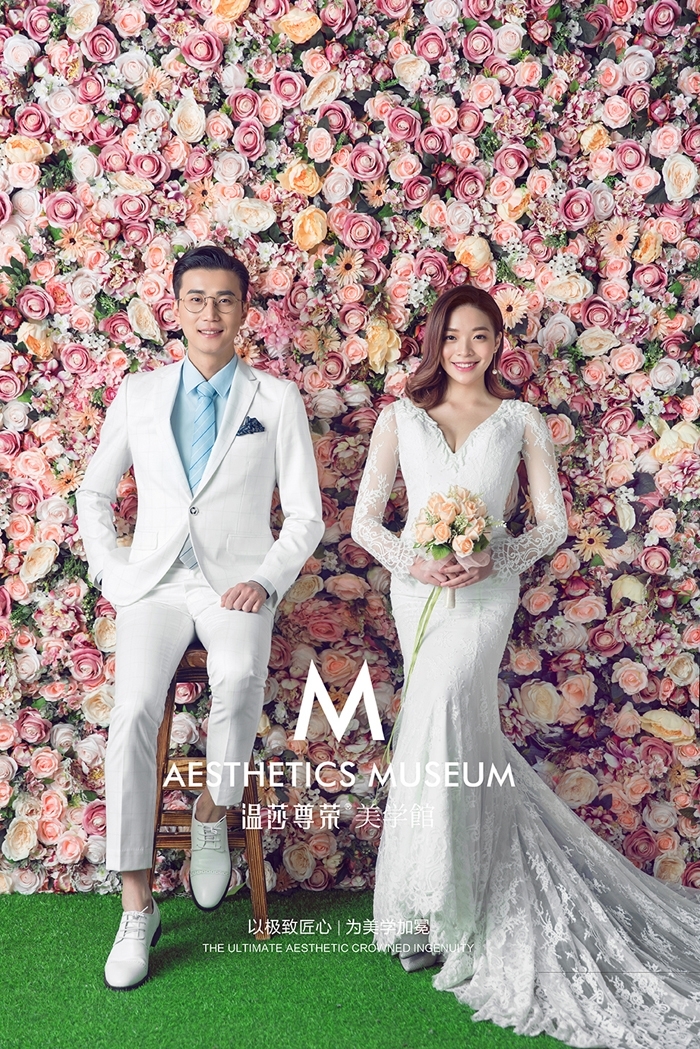 繁花锦簇 婚纱照