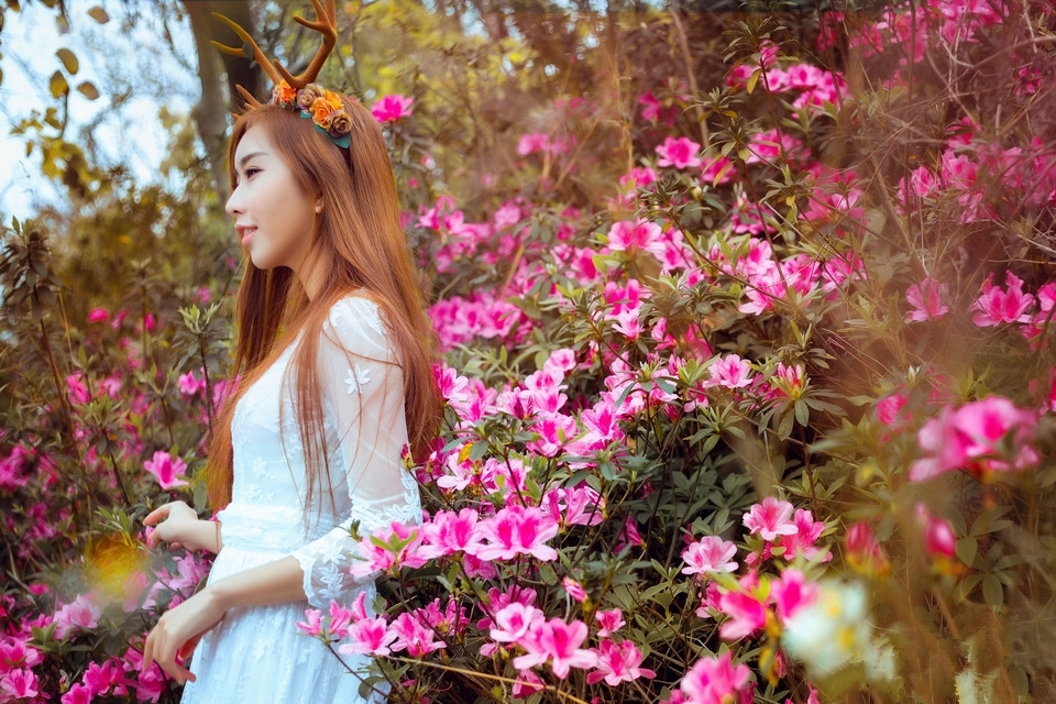 小清新美女森系女生青春唯美图片