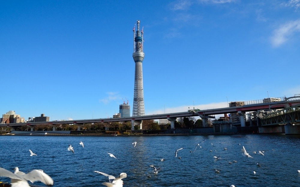 日本东京天空树桌面壁纸下载