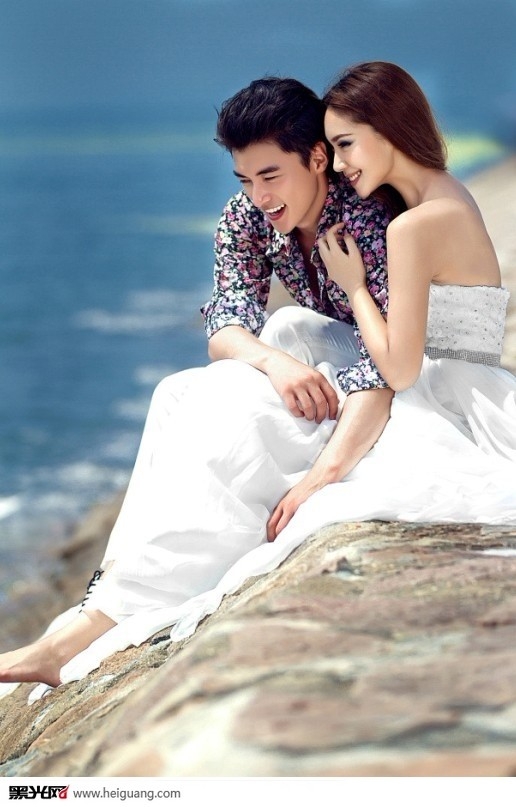 一碧万顷 婚纱照