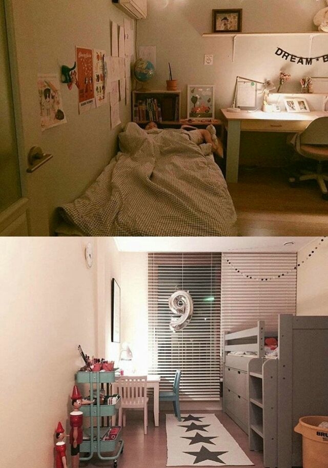 少女居家房