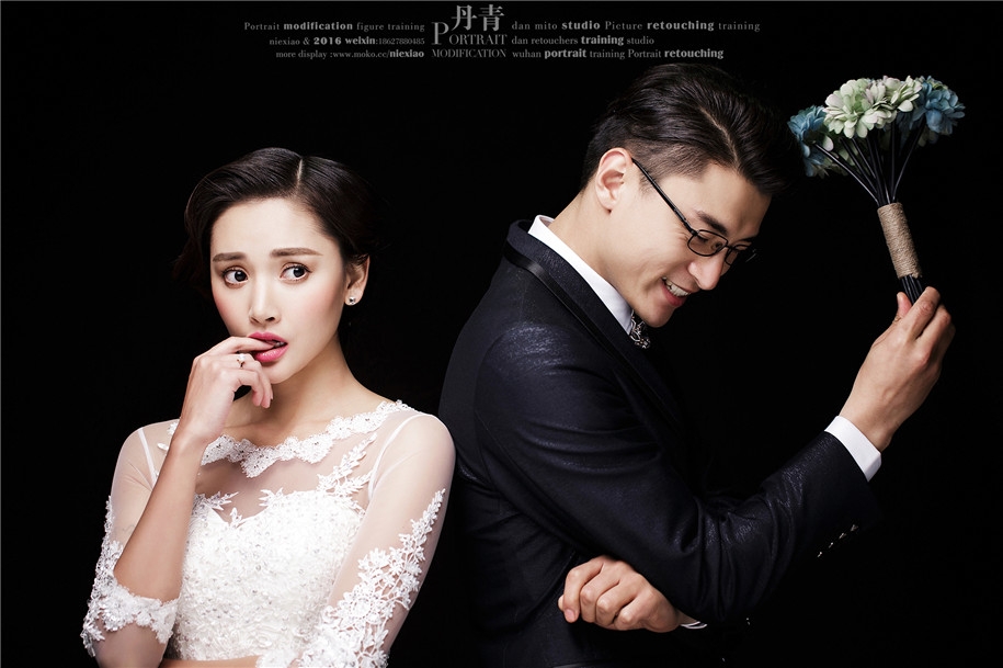 恋上你的微笑 婚纱照
