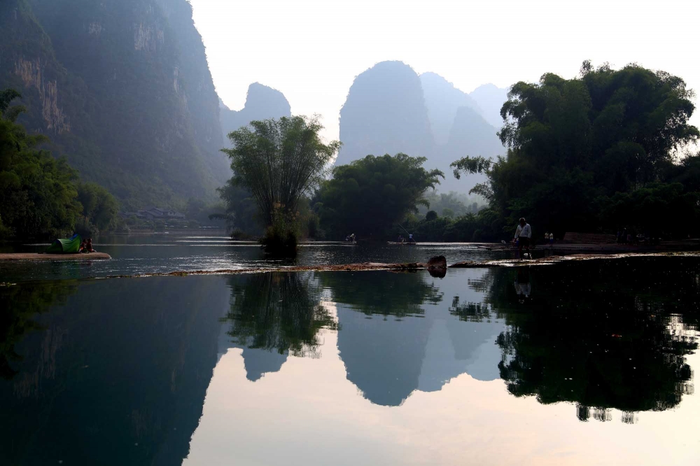 桂林阳朔遇龙河图片  遇龙河好玩吗？