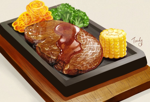 当美食遇到二次元