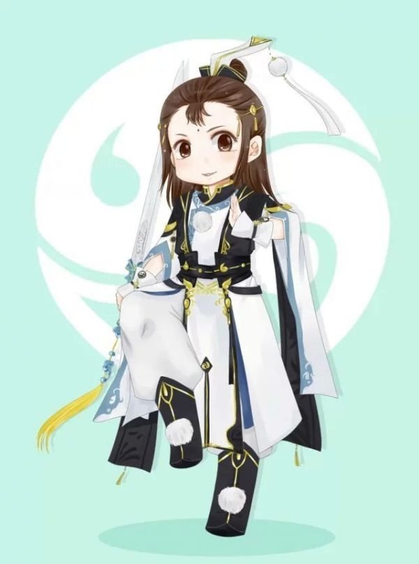 剑网三插画。萌萌哒
