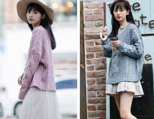 温柔甜美的秋季女生刘海发型