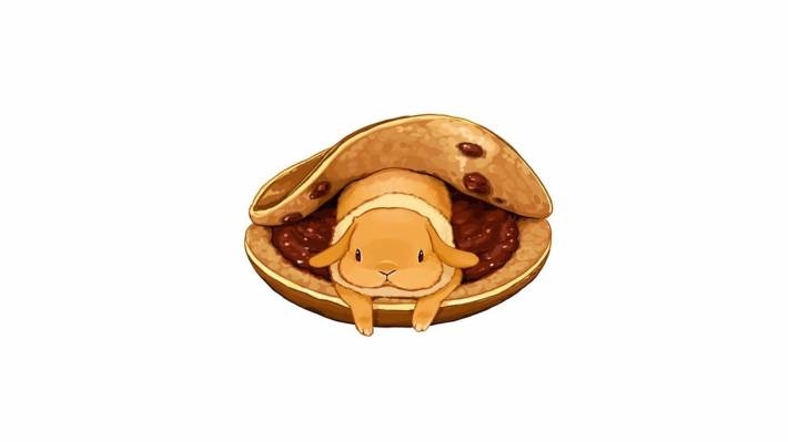 诱人甜品美食手绘电脑壁纸