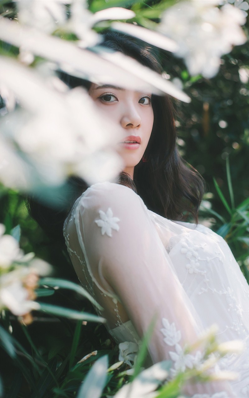 气质美女唯美写真iphone壁纸高清下载