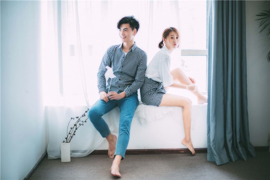 家居便装 婚纱照