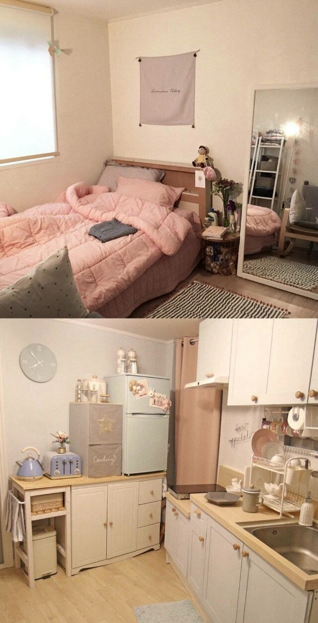 少女居家房