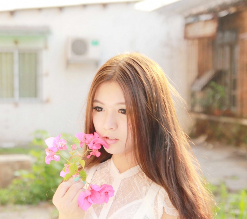 精选唯美小清新街拍美女写真图片手机壁纸第三辑