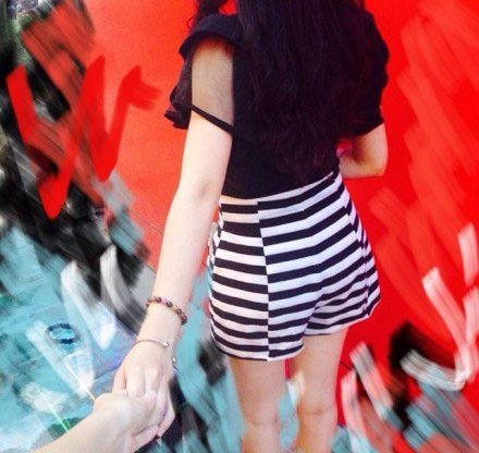 唯美情侣手牵手浪漫爱情图片