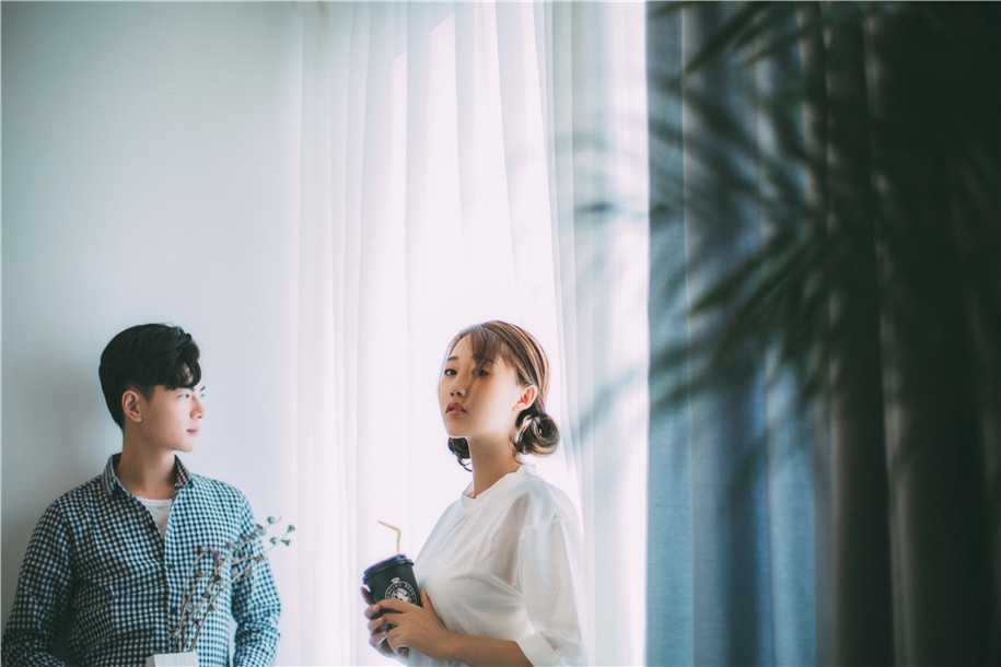 家居便装 婚纱照