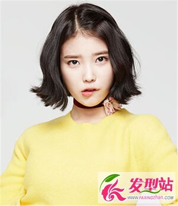 瘦脸修颜发型设计 胖妹子们的甜美短发时光