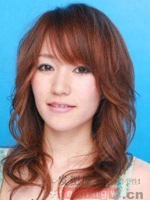 适合方脸女生的时尚修颜发型