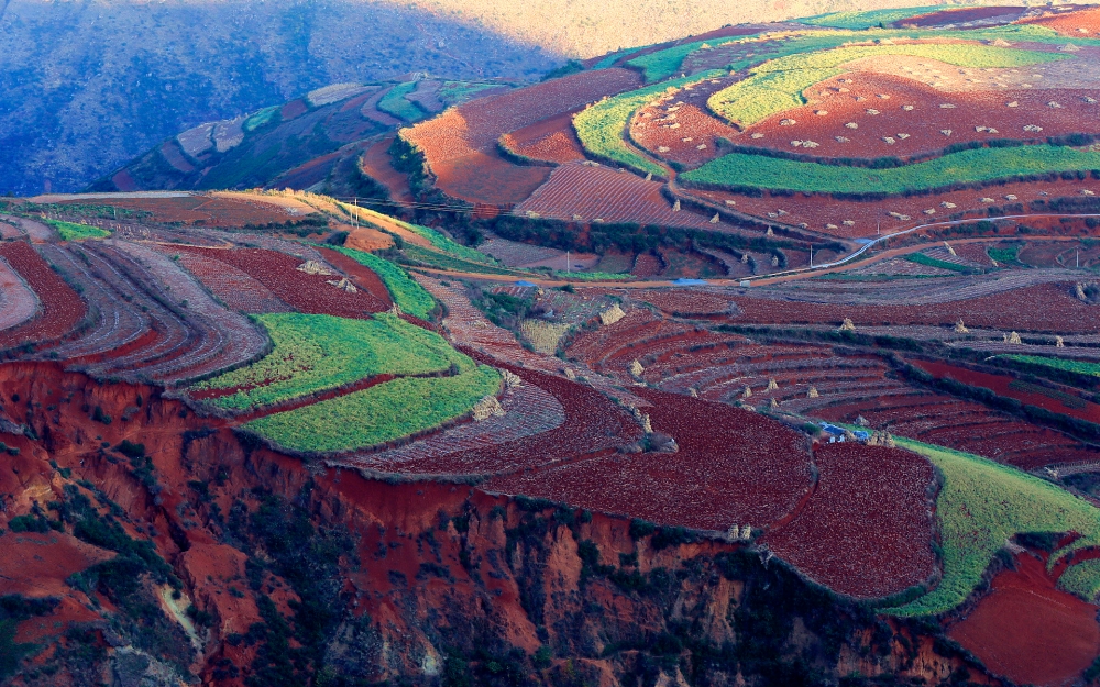 东川红土地自然风景图片大全欣赏