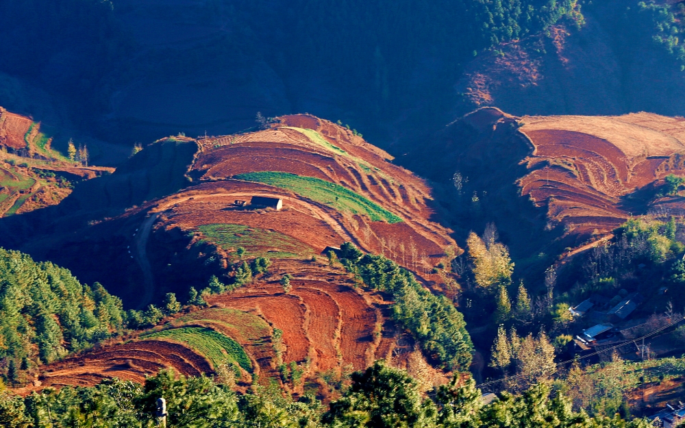 东川红土地自然风景图片大全欣赏