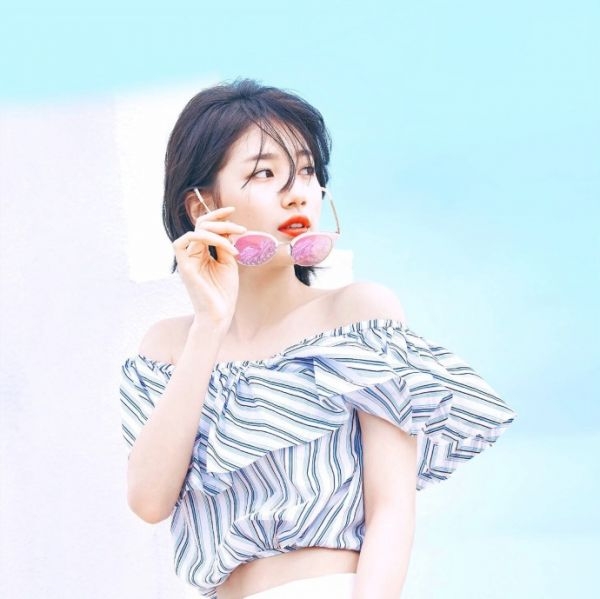 迷人灿烂的韩国裴秀智唯美小清新高清明星写真图片