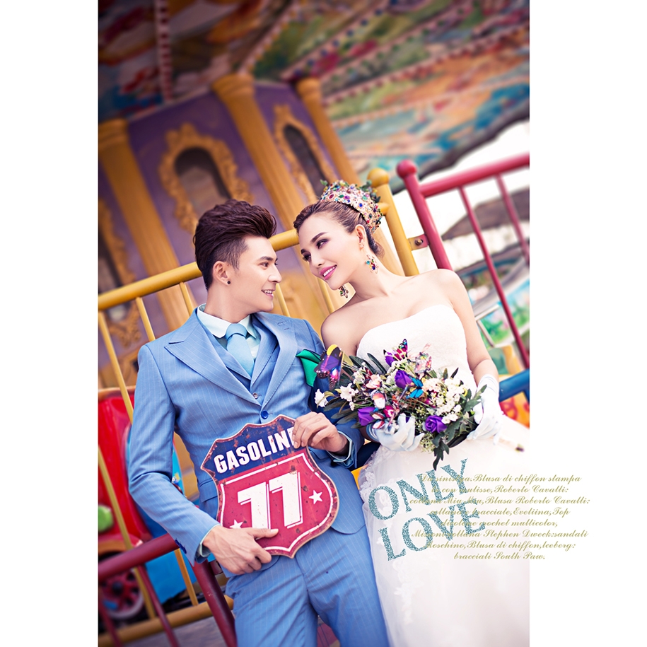 恋情楚楚 婚纱照