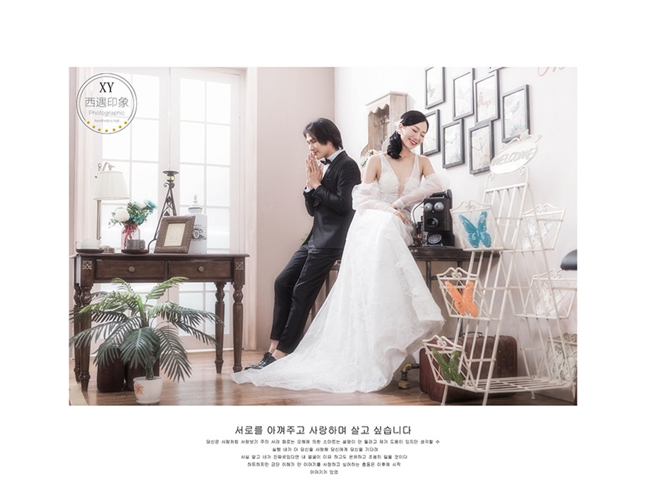 韩式恋情 婚纱照
