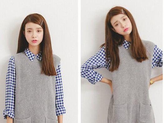 温柔甜美的秋季女生刘海发型