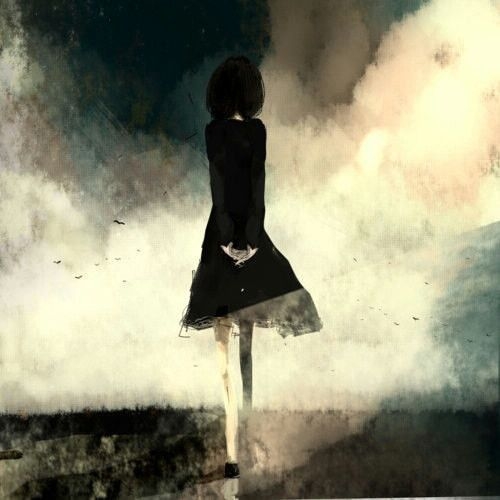 那些美美的女生插画