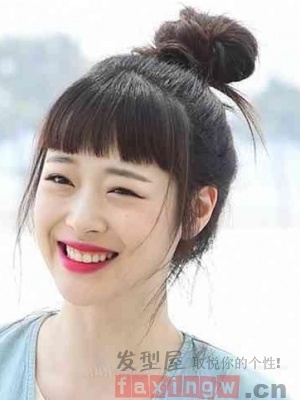 二次元短刘海发型  俏皮又可爱