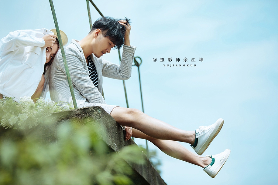 日系小情侣 婚纱照