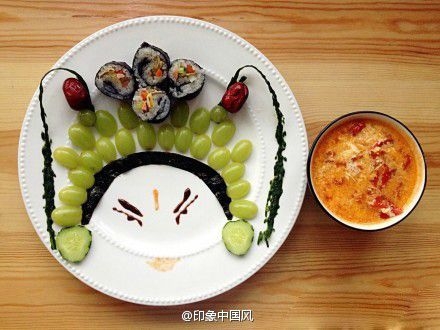 食物也要中国风，绝对的艺术啊！