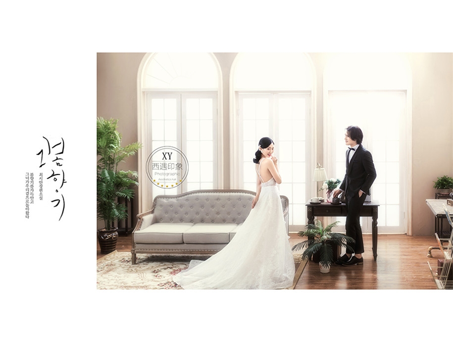 韩式恋情 婚纱照