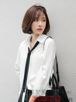 侧分短发女生造型 就要不一样