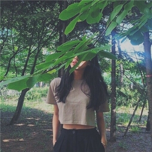 小清新森系美女qq唯美头像
