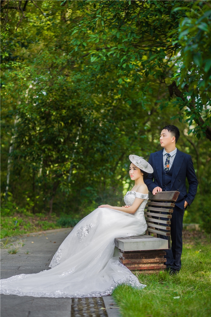 盛夏中的爱情 婚纱照