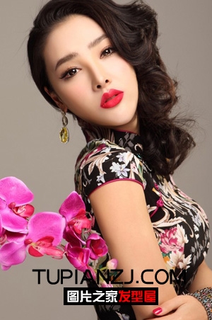 旗袍发型图片欣赏  做一个有灵韵的东方女人