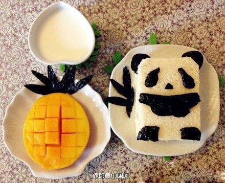 食物也要中国风，绝对的艺术啊！