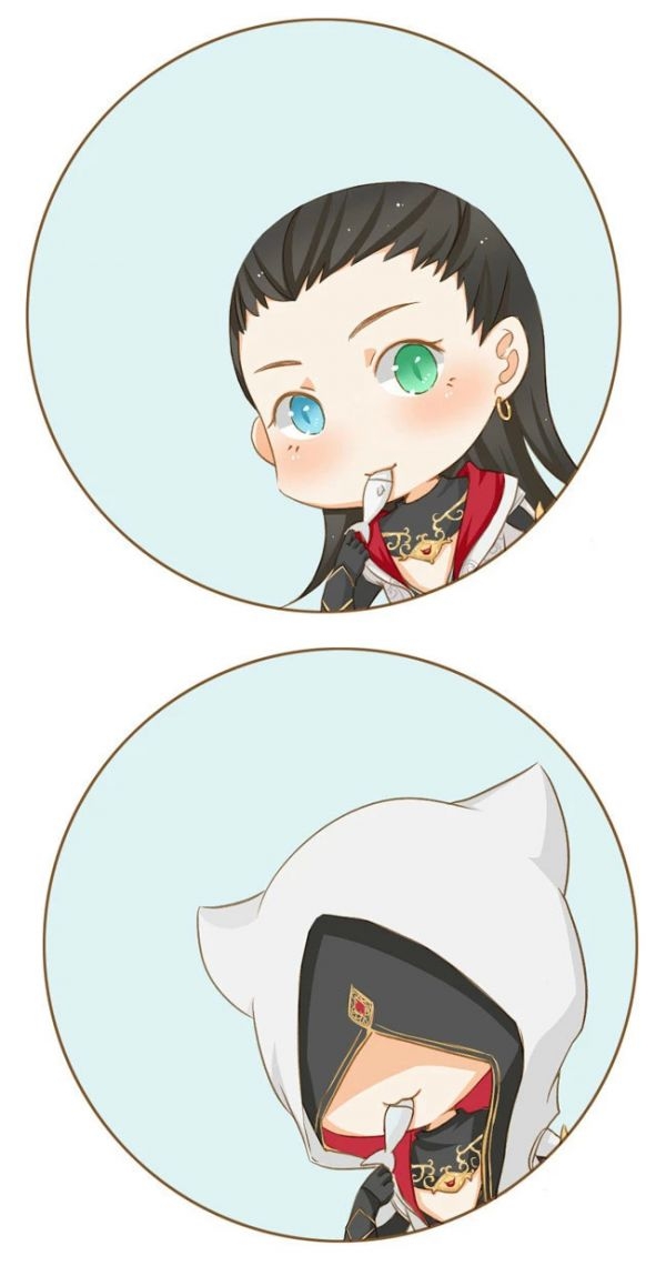 剑网三插画。萌萌哒