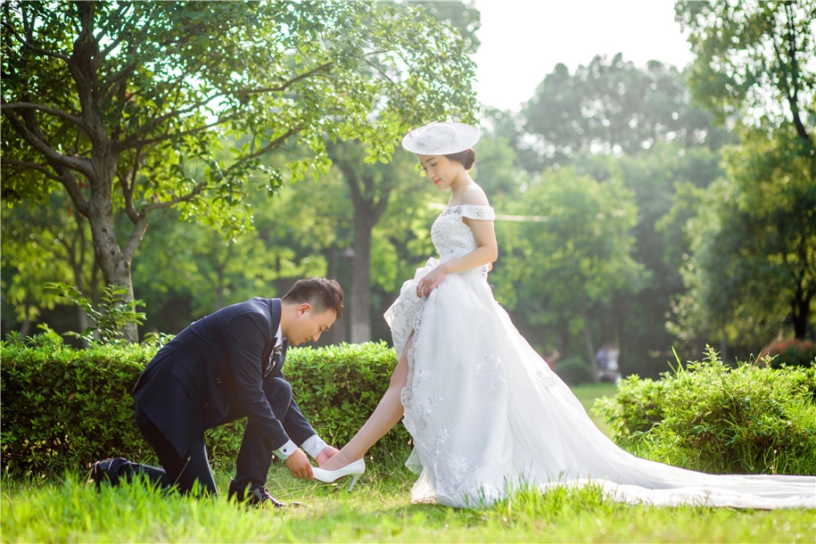 盛夏中的爱情 婚纱照