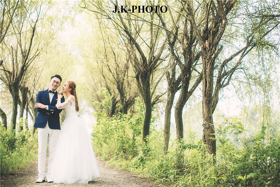 通往爱情的路 婚纱照