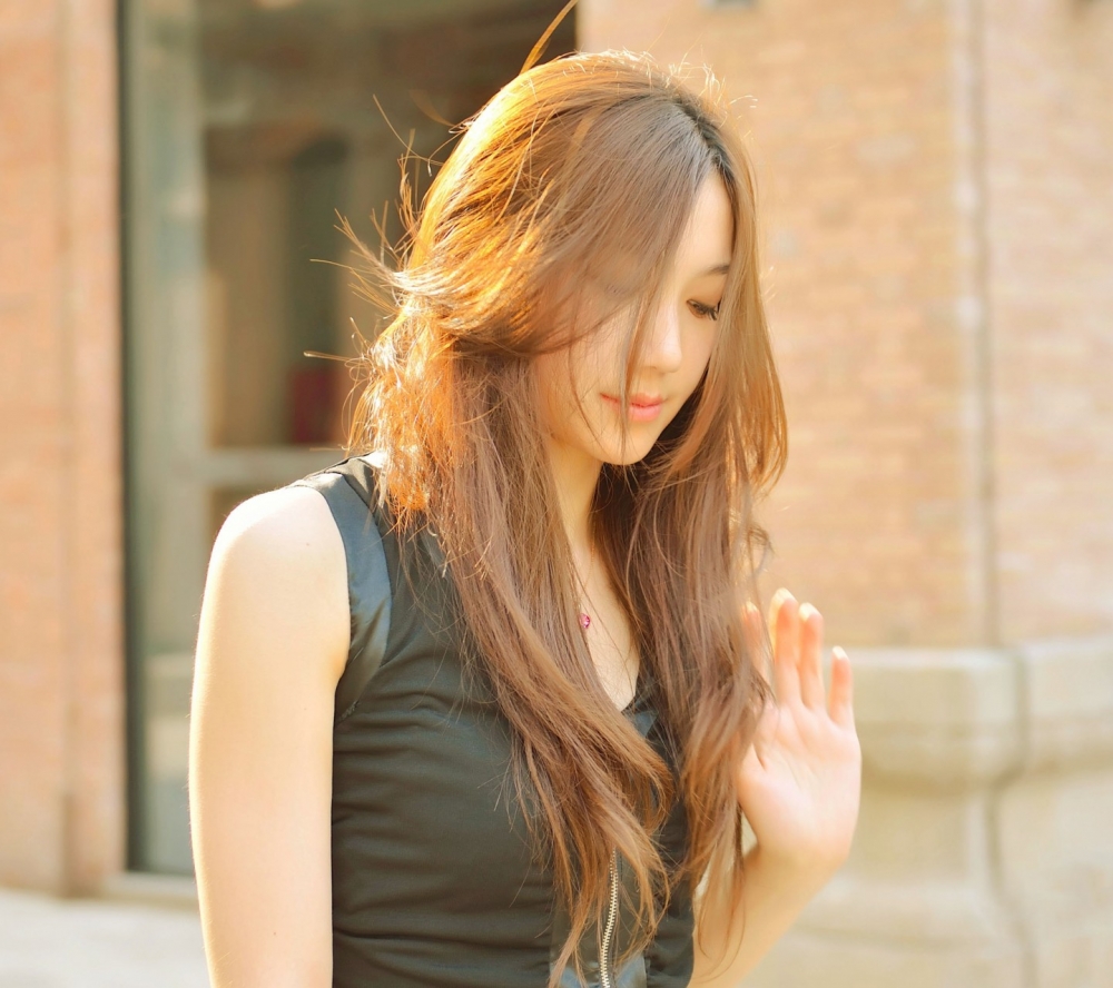 精选唯美小清新街拍美女写真图片手机壁纸第三辑