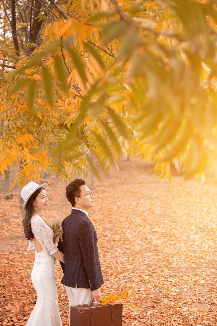 金秋秋意浓 婚纱照