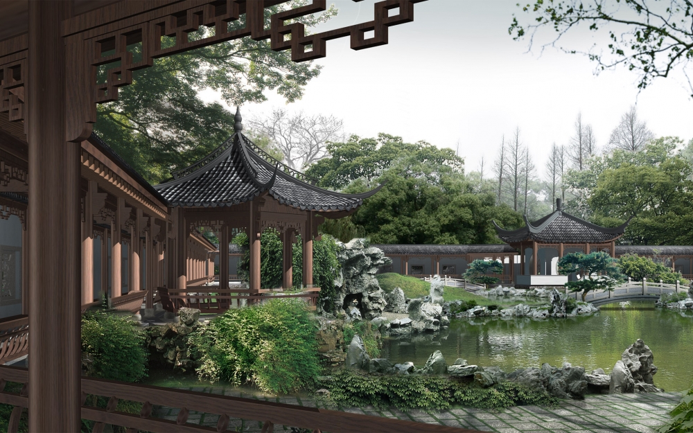 建筑园林效果 第三辑