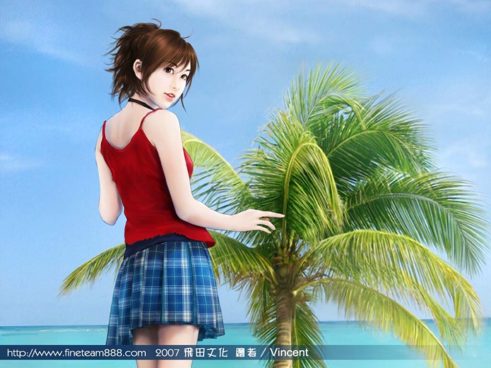 手绘美女 第二辑