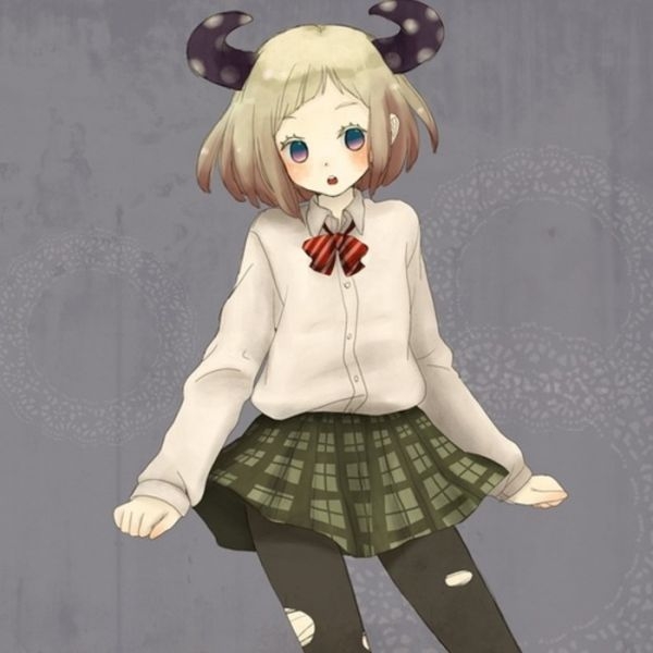 卡哇伊女生插画图片