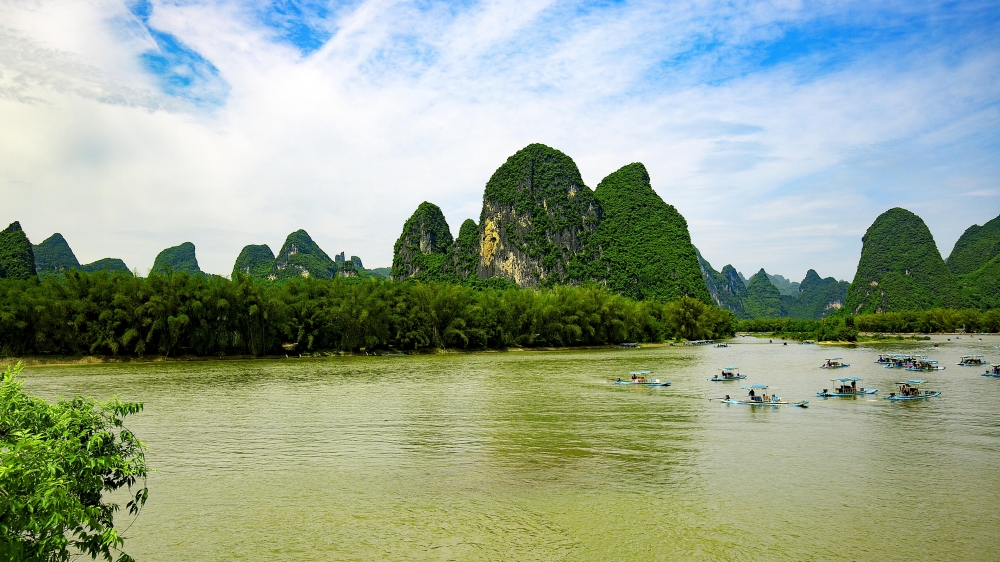 山水好风光 桂林漓江风景4k壁纸